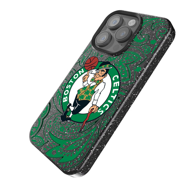 Boston Celtics Paisley iPhone Bling Phone Case Iso.Jpg