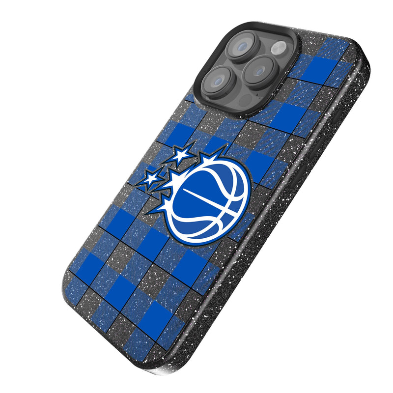Orlando Magic Plaid iPhone Bling Phone Case for Apple iPhone Iso.Jpg
