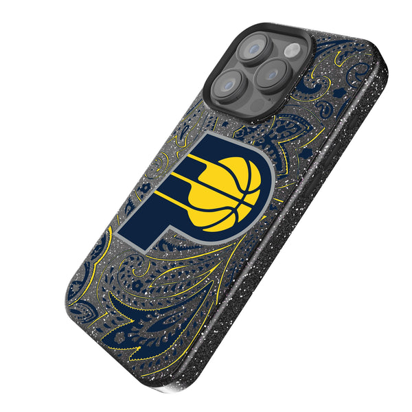 Indiana Pacers Paisley iPhone Bling Phone Case for Apple iPhone Iso.Jpg