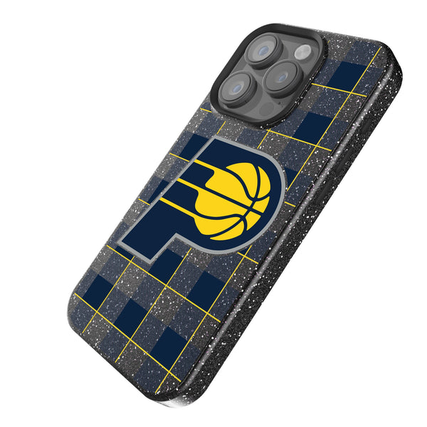Indiana Pacers Plaid iPhone Bling Phone Case for Apple iPhone Iso.Jpg