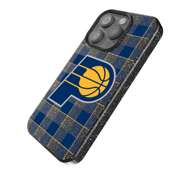 Indiana Pacers Plaid iPhone Bling Phone Case Iso.Jpg