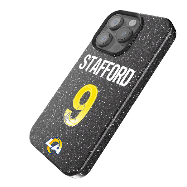 Matthew Stafford Los Angeles Rams 9 Ready iPhone Bling Phone Case Iso.Jpg