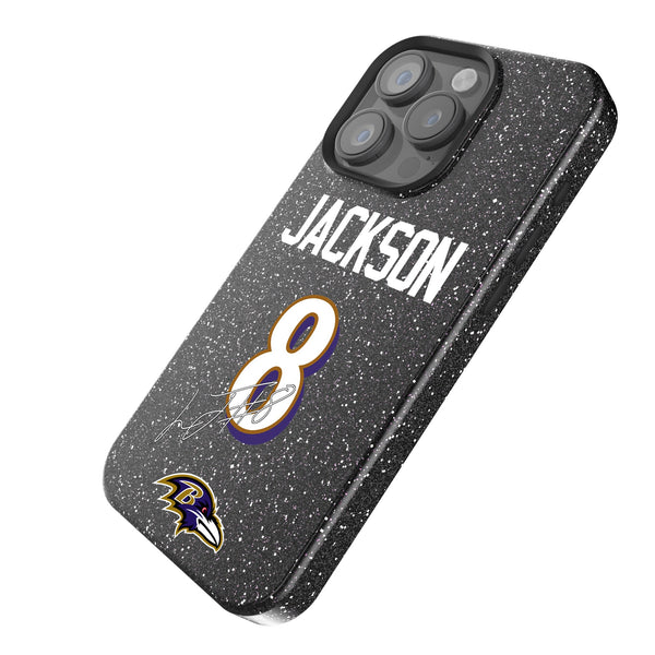 Lamar Jackson Baltimore Ravens 8 Ready iPhone Bling Phone Case Iso.Jpg