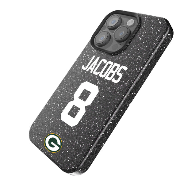 Josh Jacobs Green Bay Packers 8 Ready iPhone Bling Phone Case Iso.Jpg