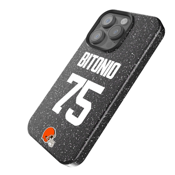 Joel Bitonio Cleveland Browns 75 Ready iPhone Bling Phone Case Iso.Jpg