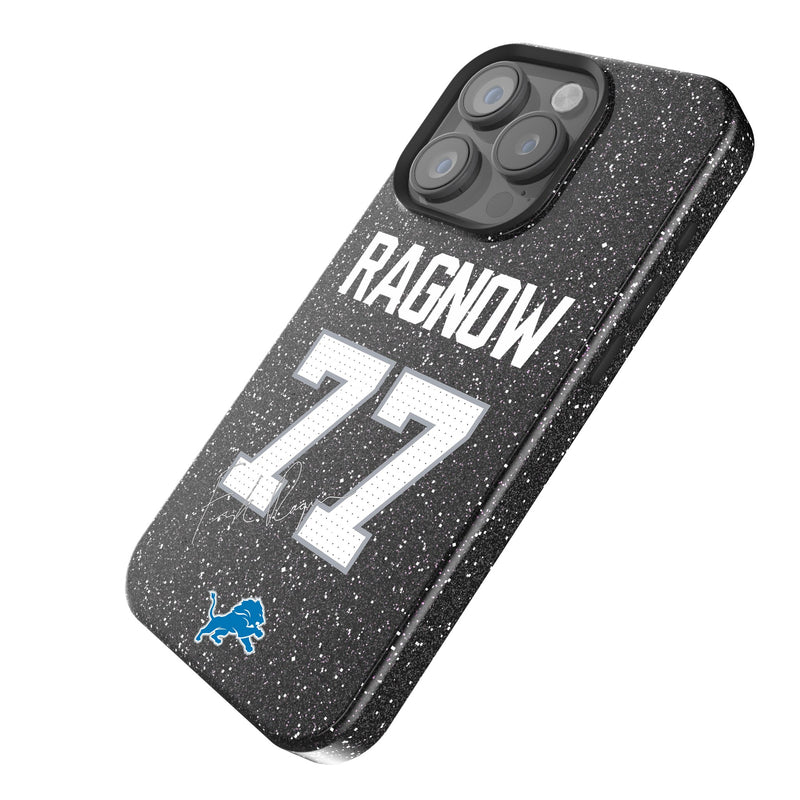 Frank Ragnow Detroit Lions 77 Ready iPhone Bling Phone Case Iso.Jpg