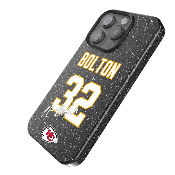 Nick Bolton Kansas City Chiefs 32 Ready iPhone Bling Phone Case Iso.Jpg