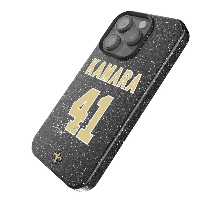 Alvin Kamara New Orleans Saints 41 Ready iPhone Bling Phone Case Iso.Jpg