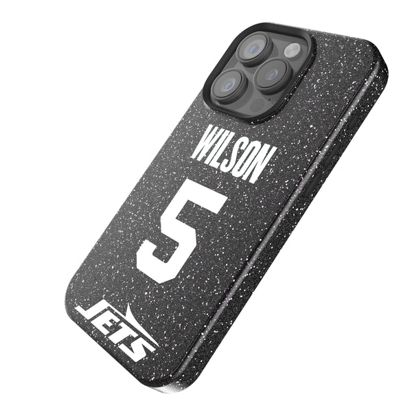 Garrett Wilson New York Jets 5 Ready iPhone Bling Phone Case Iso.Jpg