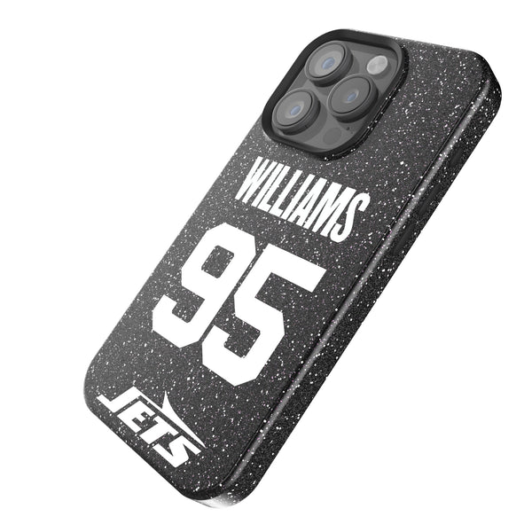 Quinnen Williams New York Jets 95 Ready iPhone Bling Phone Case Iso.Jpg