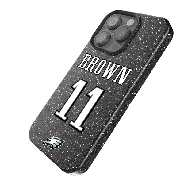 A.J. Brown Philadelphia Eagles 11 Ready iPhone Bling Phone Case Iso.Jpg