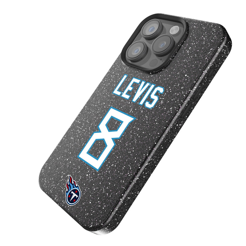 Will Levis Tennessee Titans 8 Ready iPhone Bling Phone Case Iso.Jpg
