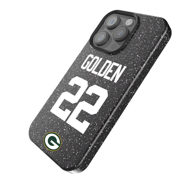 Matthew Golden Green Bay Packers 22 Game Tactic iPhone Bling Phone Case for Apple iPhone Iso.Jpg