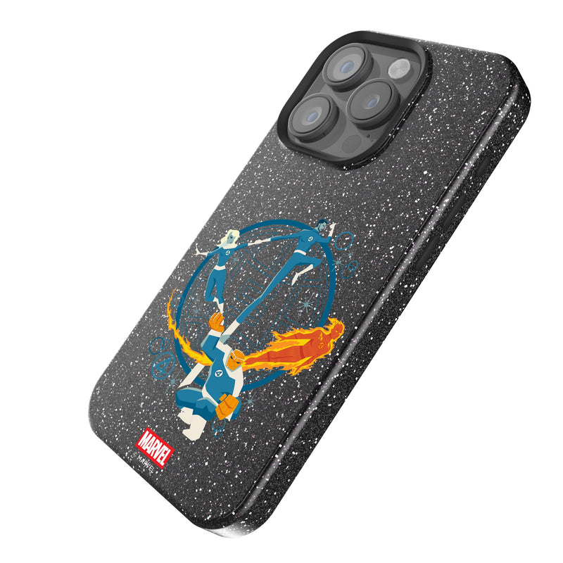 Marvel Fantastic Four Badge iPhone Bling Phone Case for Apple iPhone Iso.Jpg