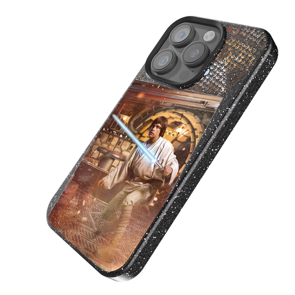 Star Wars Luke Skywalker Portrait iPhone Bling Phone Case Iso.Jpg