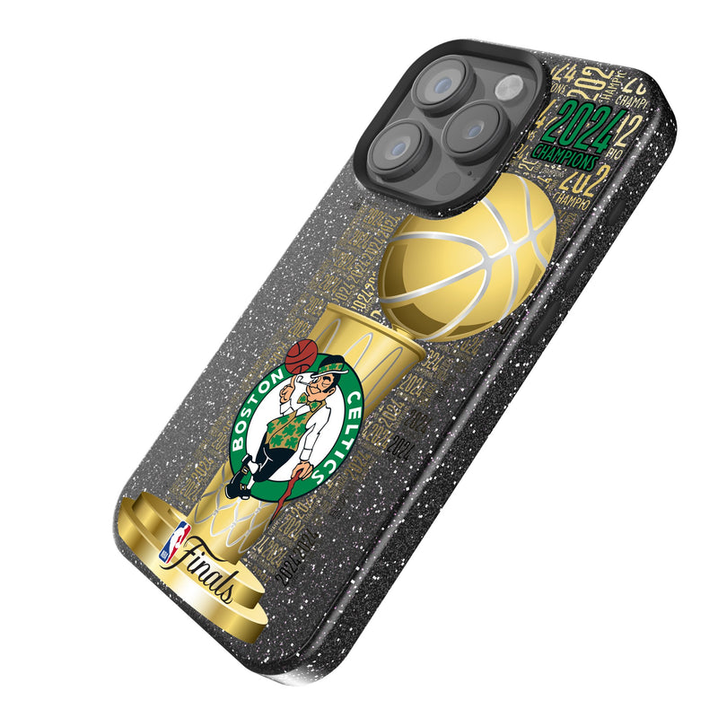 Boston Celtics 2024 NBA Champions iPhone Bling Phone Case Iso.Jpg