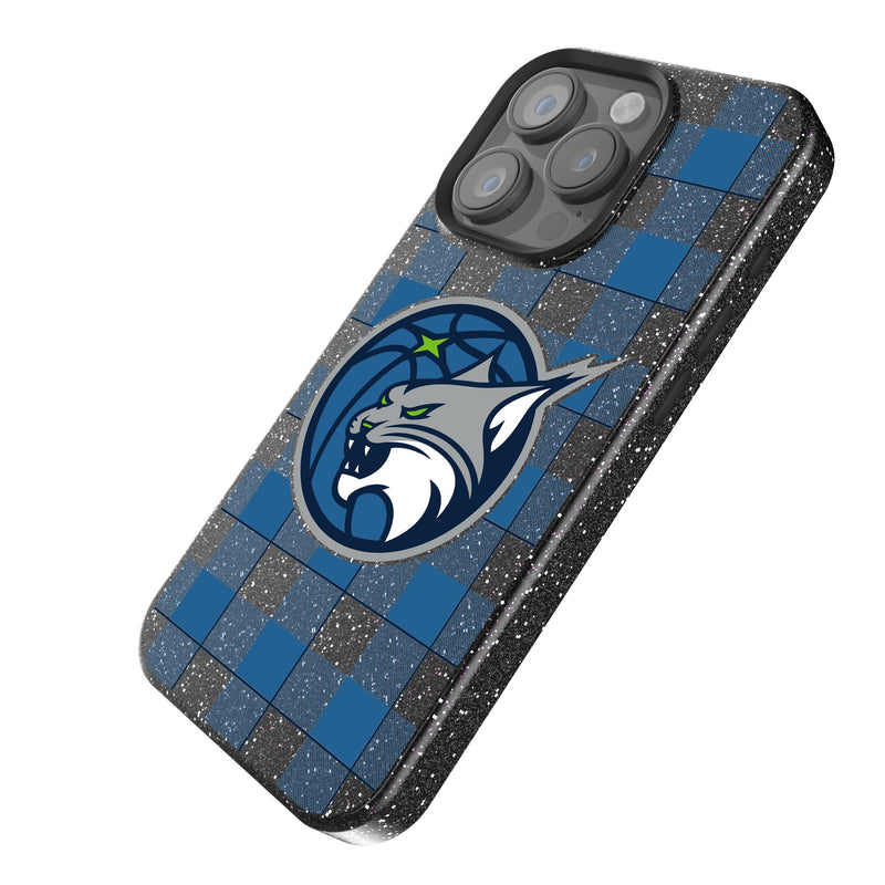 Minnesota Lynx Plaid iPhone Bling Phone Case Iso.Jpg