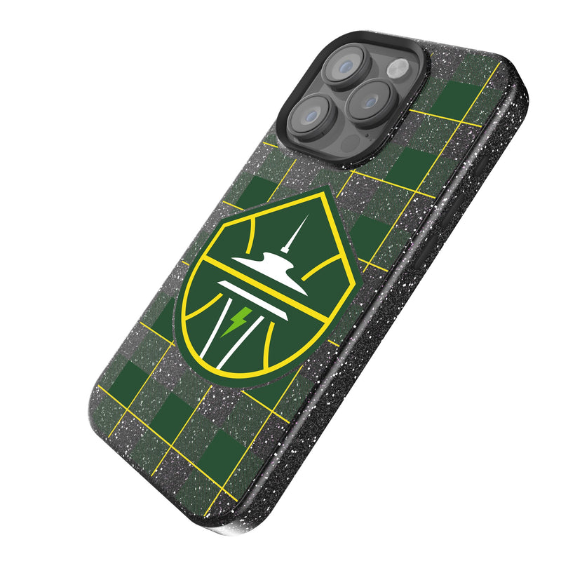 Seattle Storm Plaid iPhone Bling Phone Case Iso.Jpg