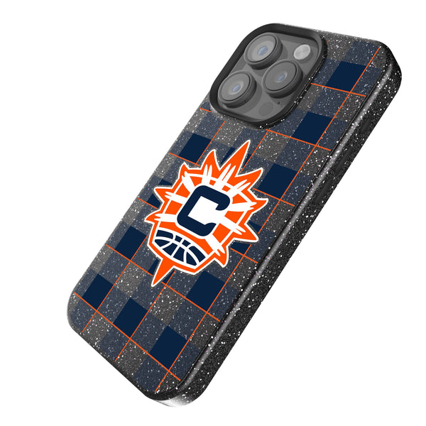 Connecticut Sun Plaid iPhone Bling Phone Case Iso.Jpg