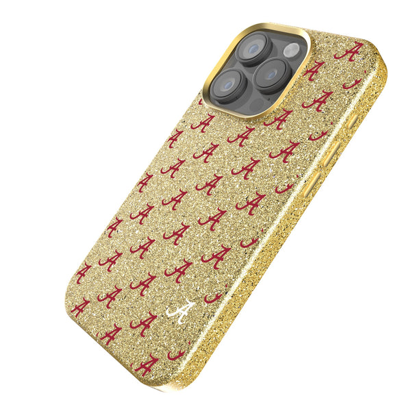 University of Alabama Crimson Tide Script A Fashion Pattern iPhone Bling Phone Case for Apple iPhone Iso.Jpg