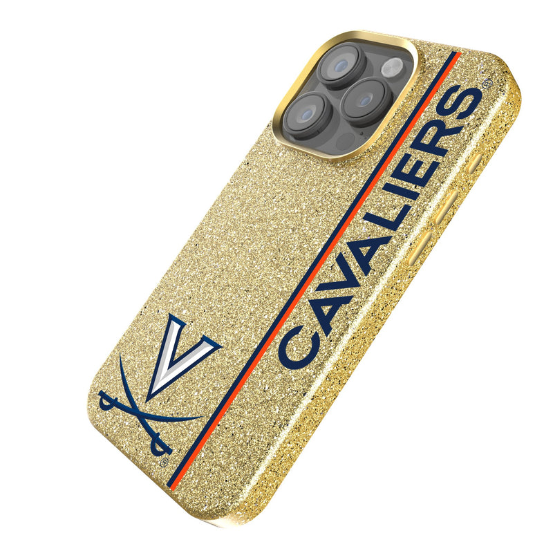 University of Virginia Cavaliers Sidebar iPhone Bling Phone Case Iso.Jpg