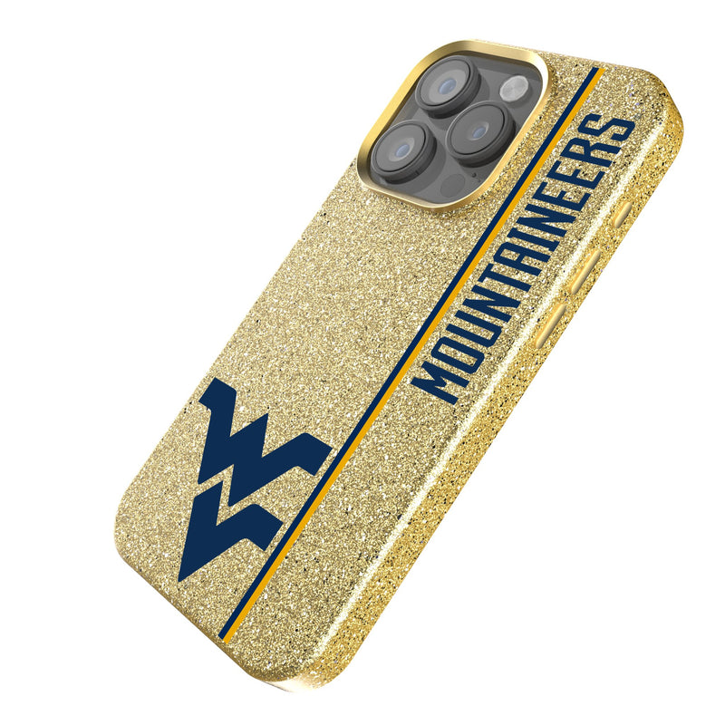 West Virginia University Mountaineers Sidebar iPhone Bling Phone Case Iso.Jpg