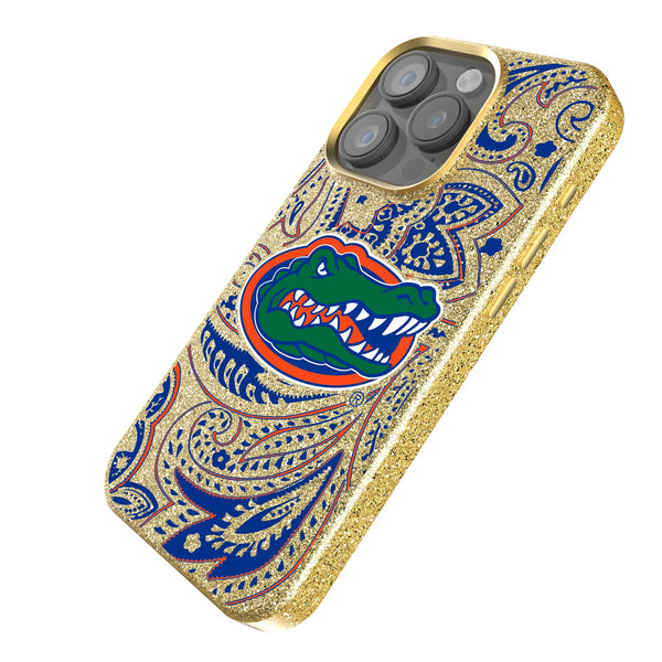 University of Florida Gators Paisley iPhone Bling Phone Case Iso.Jpg