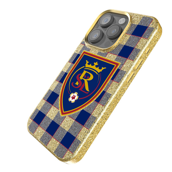 Real Salt Lake   Plaid iPhone Bling Phone Case Iso.Jpg