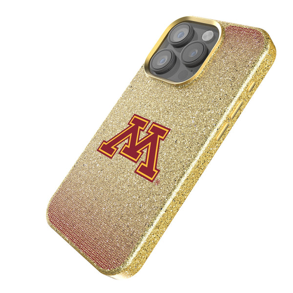 University of Minnesota Golden Gophers Linen iPhone Bling Phone Case for Apple iPhone Iso.Jpg