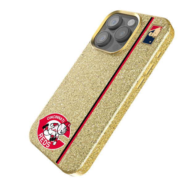 Cincinnati Reds 1974-1992 - Cooperstown Collection Sidebar iPhone Bling Phone Case Iso.Jpg