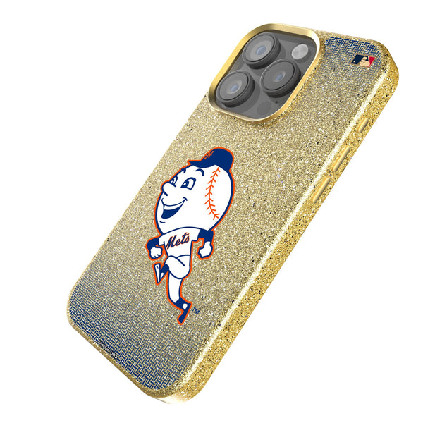 New York Mets 2014 - Cooperstown Collection Linen iPhone Bling Phone Case for Apple iPhone Iso.Jpg