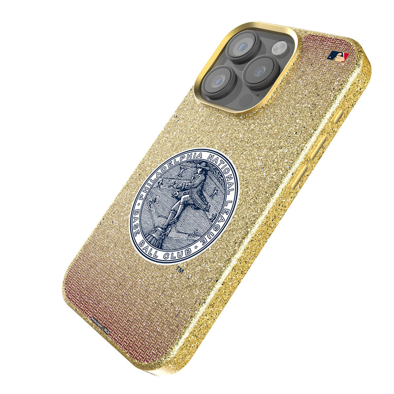 Philadelphia Phillies 1915-1943 - Cooperstown Collection Linen iPhone Bling Phone Case for Apple iPhone Iso.Jpg