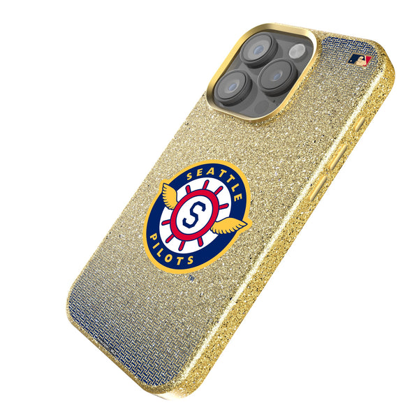 Seattle Pilots 1969 - Cooperstown Collection Linen iPhone Bling Phone Case for Apple iPhone Iso.Jpg