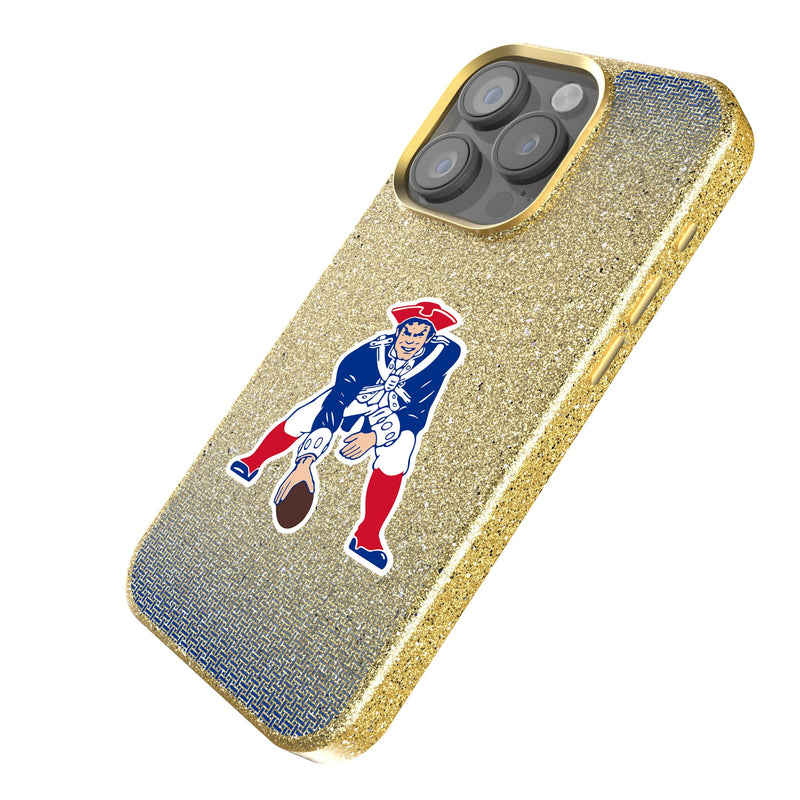 New England Patriots Historic Collection Linen iPhone Bling Phone Case for Apple iPhone Iso.Jpg