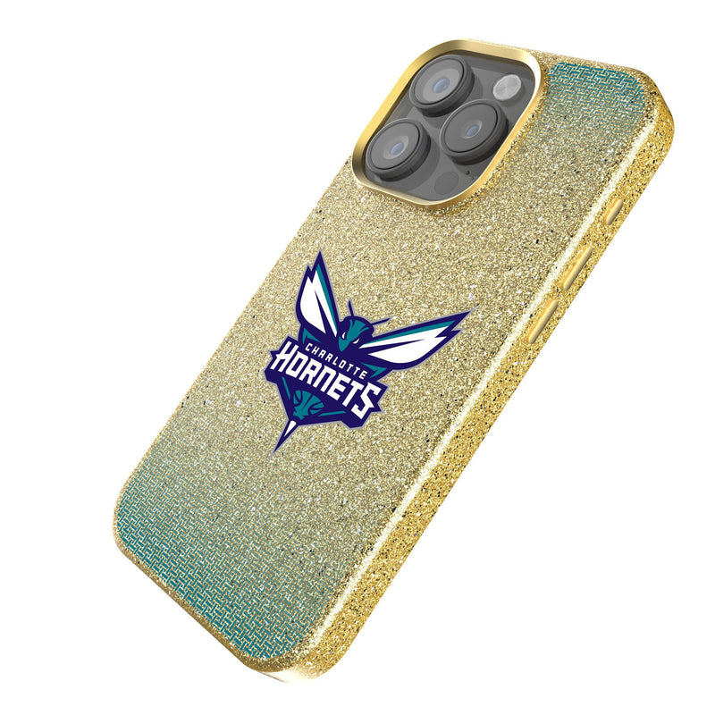 Charlotte Hornets Linen iPhone Bling Phone Case for Apple iPhone Iso.Jpg