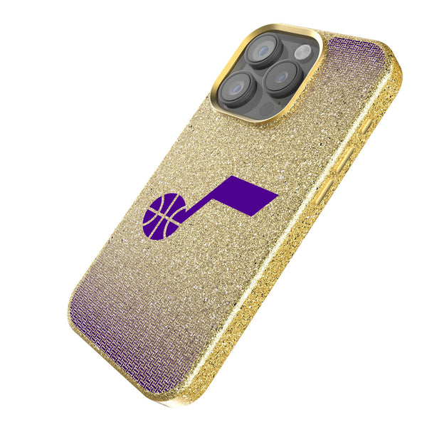 Utah Jazz Linen iPhone Bling Phone Case for Apple iPhone Iso.Jpg