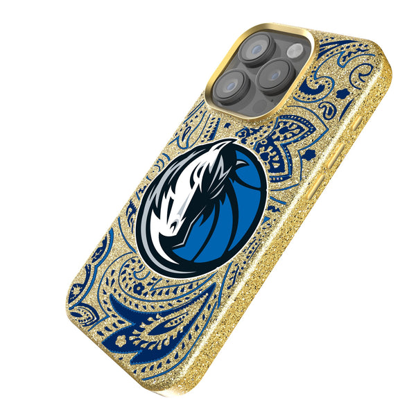 Dallas Mavericks Paisley iPhone Bling Phone Case Iso.Jpg