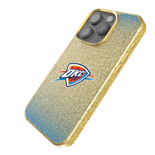 Oklahoma City Thunder Linen iPhone Bling Phone Case for Apple iPhone Iso.Jpg