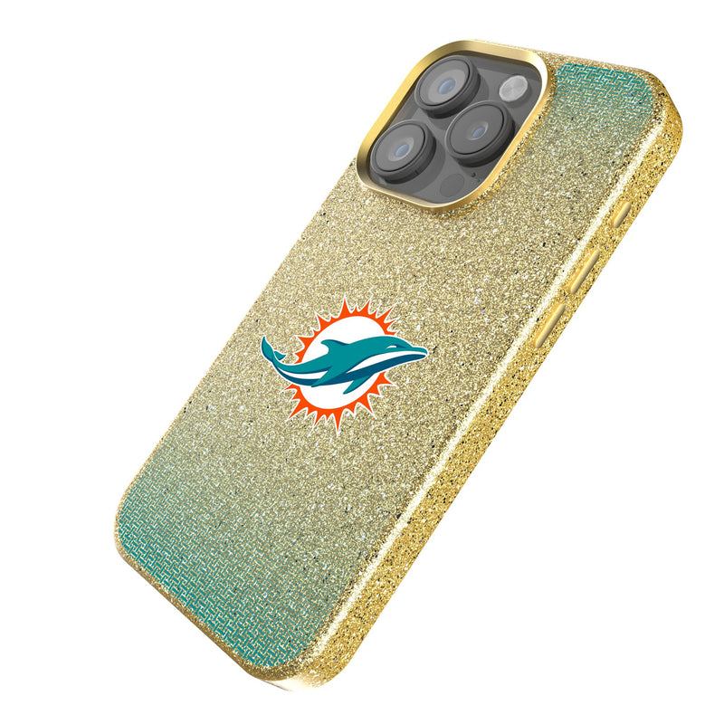 Miami Dolphins Linen iPhone Bling Phone Case for Apple iPhone Iso.Jpg