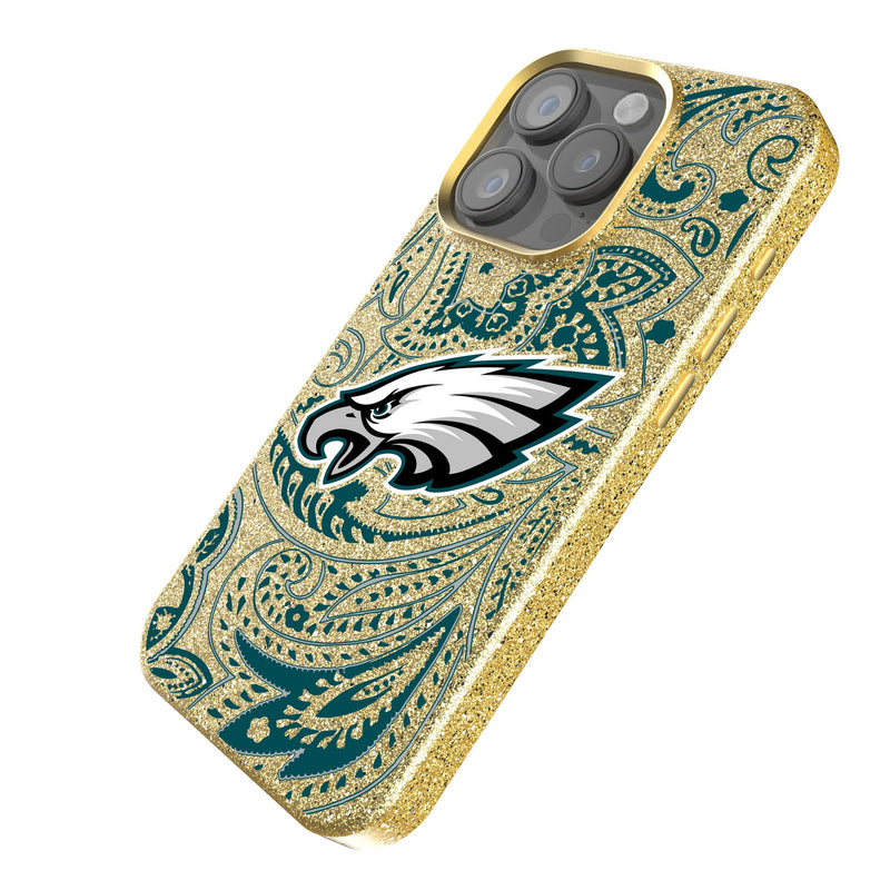 Philadelphia Eagles Paisley iPhone Bling Phone Case Iso.Jpg