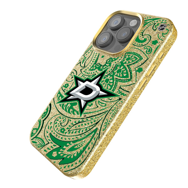 Dallas Stars Paisley iPhone Bling Phone Case Iso.Jpg