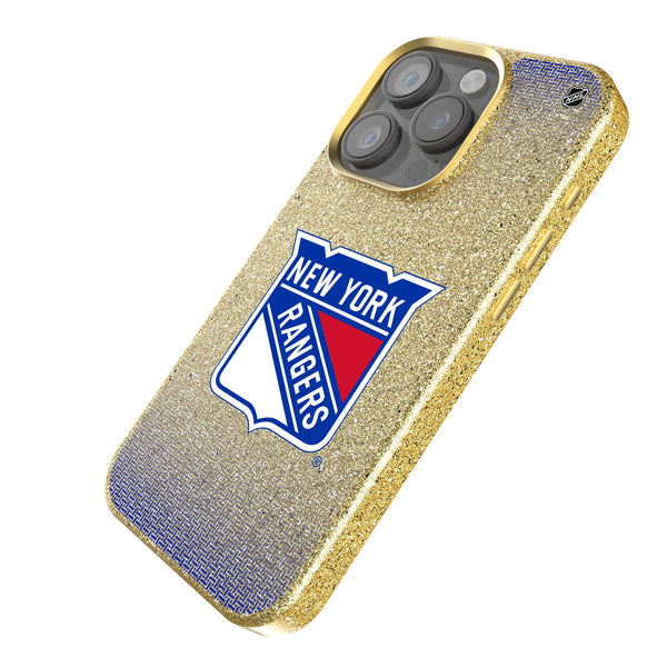 New York Rangers Linen iPhone Bling Phone Case for Apple iPhone Iso.Jpg