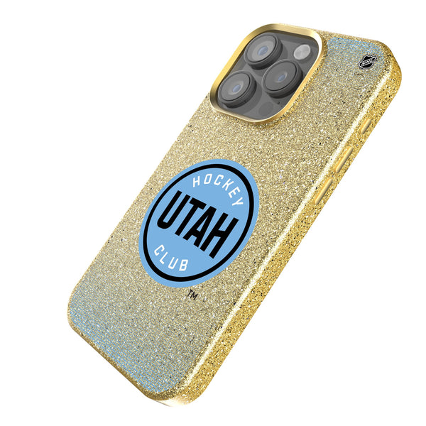 Utah Hockey Club Linen iPhone Bling Phone Case for Apple iPhone Iso.Jpg