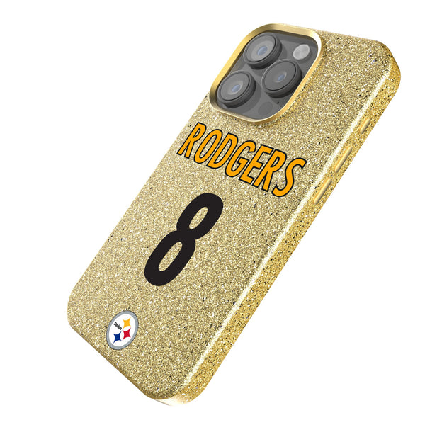 Aaron Rodgers Pittsburgh Steelers 8 Game Tactic iPhone Bling Phone Case for Apple iPhone Iso.Jpg