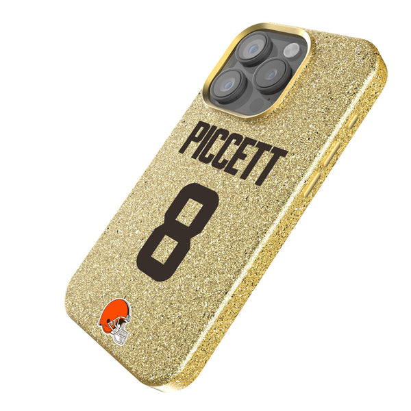 Kenny Pickett Cleveland Browns 8 Game Tactic iPhone Bling Phone Case for Apple iPhone Iso.Jpg