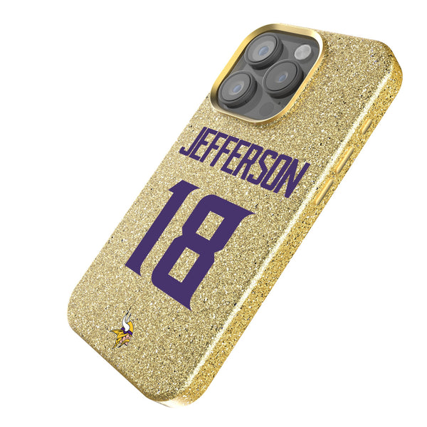 Justin Jefferson Minnesota Vikings 18 Ready iPhone Bling Phone Case Iso.Jpg