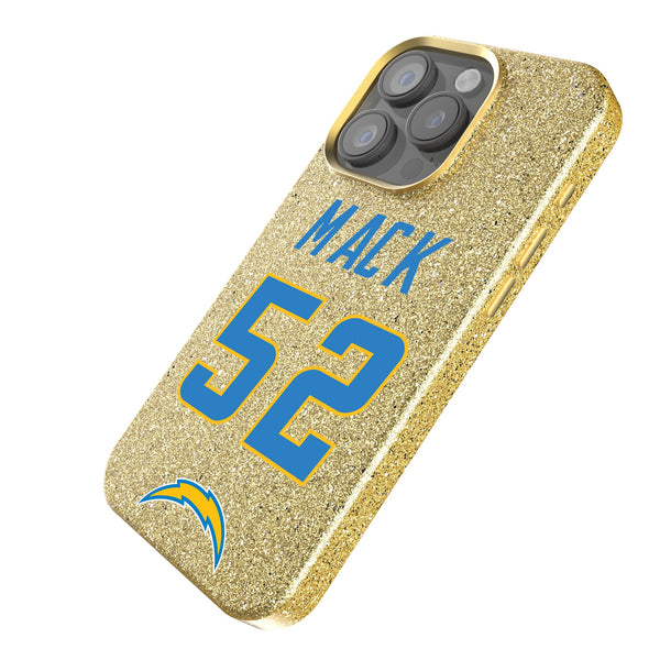 Khalil Mack Los Angeles Chargers 52 Ready iPhone Bling Phone Case Iso.Jpg