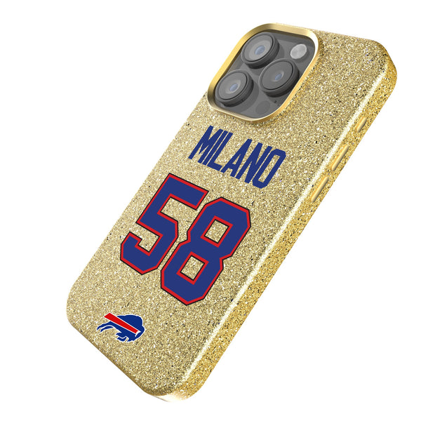 Matt Milano Buffalo Bills 58 Ready iPhone Bling Phone Case Iso.Jpg