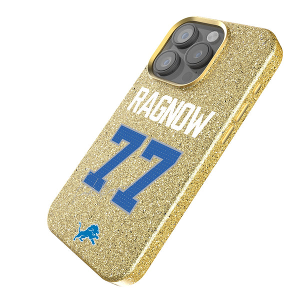 Frank Ragnow Detroit Lions 77 Ready iPhone Bling Phone Case Iso.Jpg