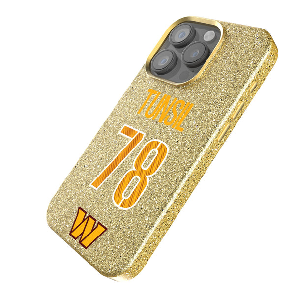 Laremy Tunsil Washington Commanders 78 Game Tactic iPhone Bling Phone Case for Apple iPhone Iso.Jpg